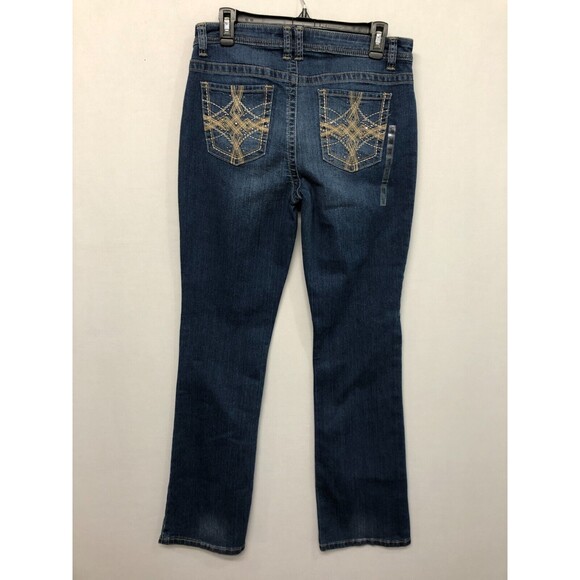 NWT Apt. 9 Women Mid Rise Bootcut Jeans Size 10 Blue Denim M189 -1 - Picture 16 of 16